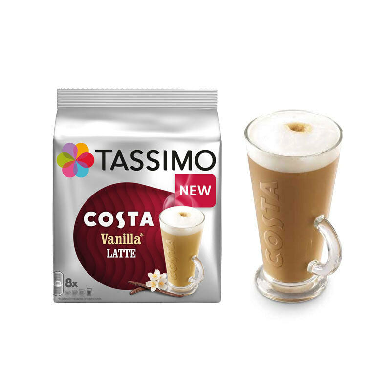 Tassimo Jacobs Vanilla Latte T Discs Coffee Pods Pack 8 16 24 32 40 Cu Speedy Bot Limited