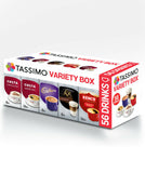 TASSIMO Variety Box Pack T Discs Pods Coffee Latte Cappuccino Americano Cadbury