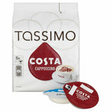 TASSIMO T Discs Refill Pods Costa Coffee Vanilla Latte Cups Cartridge Cadbury UK