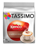 Tassimo Kenco Cappuccino Taster Pack T Discs Pods - 8 TDiscs Sold Loose 4 Drinks