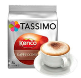 Tassimo Kenco Cappuccino Taster Pack T Discs Pods - 8 TDiscs Sold Loose 4 Drinks