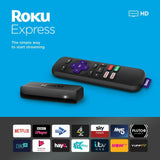 Roku Express 3900EU 1080p HD WIFI Streaming Media Player Netflix Prime iPlayer