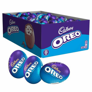 Cadbury Oreo Eggs 31g Boxed Bulk Pack 48 Milk Chocolate Creme Children Sweets