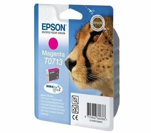 EPSON Original Ink Cartridge Magenta T0713 Part Of T0715 For DX4000 D92 Printers